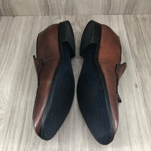 Steve Madden Loafers Mens 9 Emeree Brown Leather Slip On Tassel Shoes main image 11